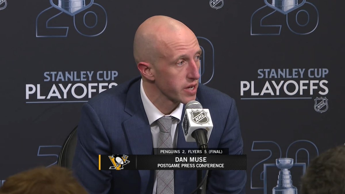 "We don't have a single embellishment all year. Sidney Crosby doesn't have an embellishment in 21 seasons... I disagree on that strongly." Dan Muse shares his thoughts on Sid getting called for embellishment