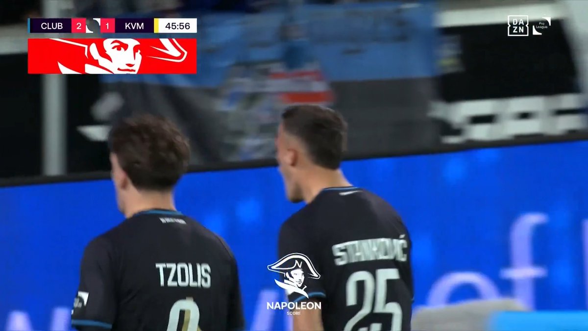 💥 | Aleksandar Stanković a tenté une reprise de volée. 👌🇷🇸 #CLUKVM Retrouvez tous les résumés des matches dans l’app DAZN ! 📲