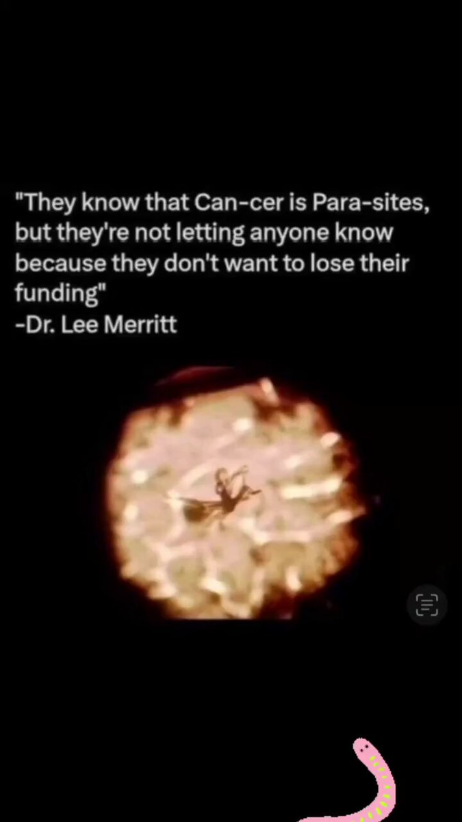 Cancer is parasites is this why they don't want people knowing about ivermectin ??