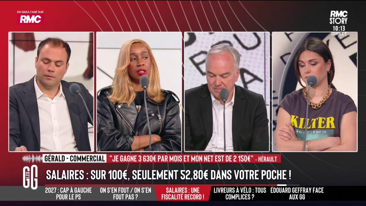 🚨 Gérald, commercial, au 3216 : "Je suis dégoûté. Je regarde mes fiches de paies. 3.402 € brut et je passe à 2.094 après impôts. Et après je paye la TVA. On nous pompe jusqu'à la moelle et personne ne bouge ! Il faut le chaos dans ce pays !" #GGRMC