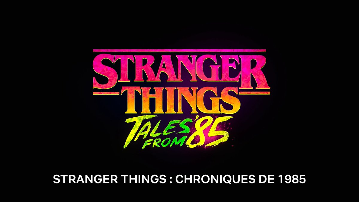 Ce générique nous avait manqué ! La série d’animation STRANGER THINGS : CHRONIQUES DE 1985, c’est dispo.