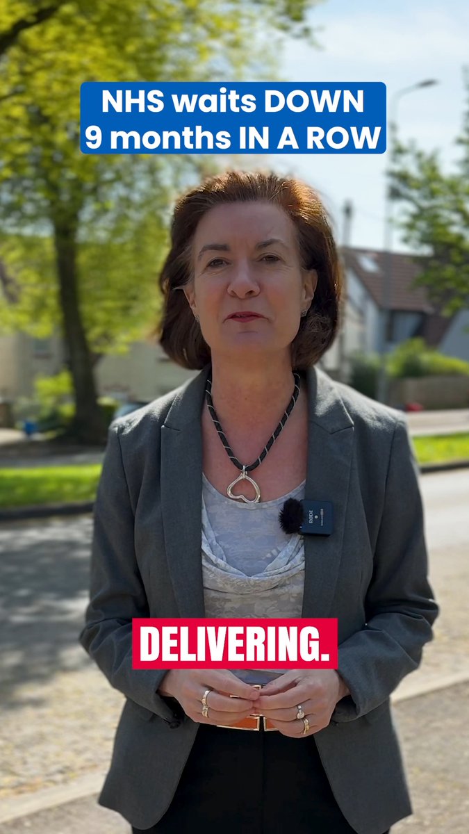 NHS waiting times have fallen for nine months in a row - thanks to the hard work of our Welsh NHS staff. This May is a clear choice: stick with a plan that’s delivering, or risk undoing that progress.