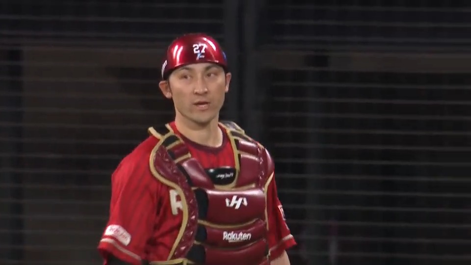【3回裏：F 0-0 E 】 #伊藤光 選手！ 完璧な送球で盗塁阻止🔥 #RakutenEagles #強鷲革新