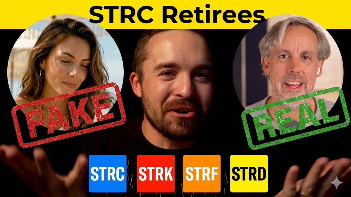 Coffeezilla recently published a video criticizing Strategy's "AI" video of a woman who retired as an engineer and moved her savings to STRC. He's right that the woman isn't real- but her story matches mine. In this video, I share how I'm using STRC and STRK in retirement.