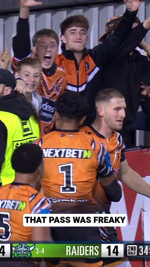 That's a beauty of an offload from Fainu! 👌