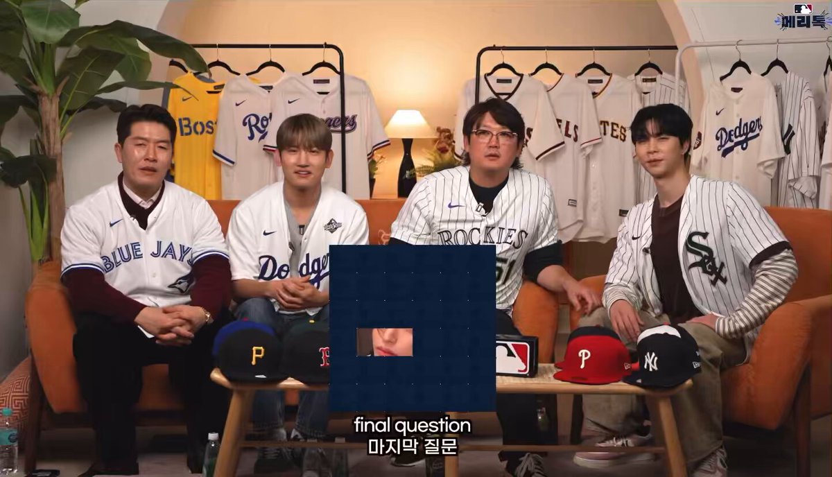 mlb korea k-pop quiz challenge mentioned #WONBIN wonbin came up as a question. johnny sbn was whispering “wonbin, wonbin” and someone went “wonbin looks like that?” then changmin sbn was like “not the wonbin you’re thinking of! (actor won bin), the long-haired guy in riize”