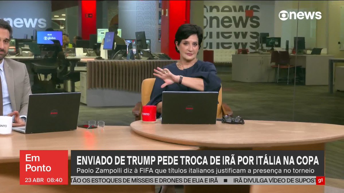 Segundo informação do "Financial Times", o italiano Paolo Zampolli, que é aliado de Trump e tem cargo na Casa Branca, foi enviado à Fifa e solicitou a troca do Irã pela Itália na Copa do Mundo. A seleção italiana não conseguiu se classificar nas eliminatórias pela terceira vez seguida. ➡ Assista: #GloboNews #GloboNewsEmPonto #Itália #EUA #CopadoMundo #DonaldTrump