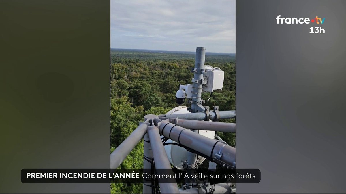 Un incendie d'ampleur dans la forêt de Fontainebleau détecté rapidement grâce à l'intelligence artificielle #jt13h