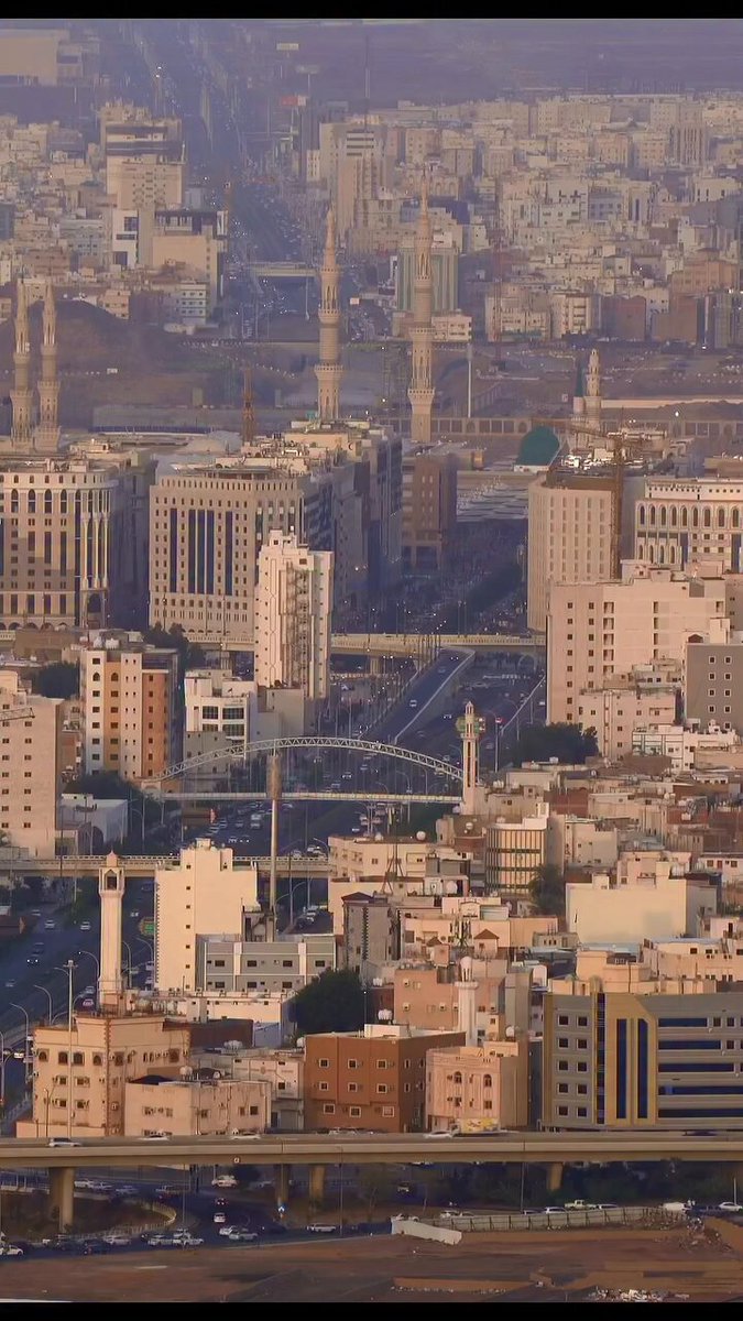 جمال المدينة المنورة من قمة جبل جماء