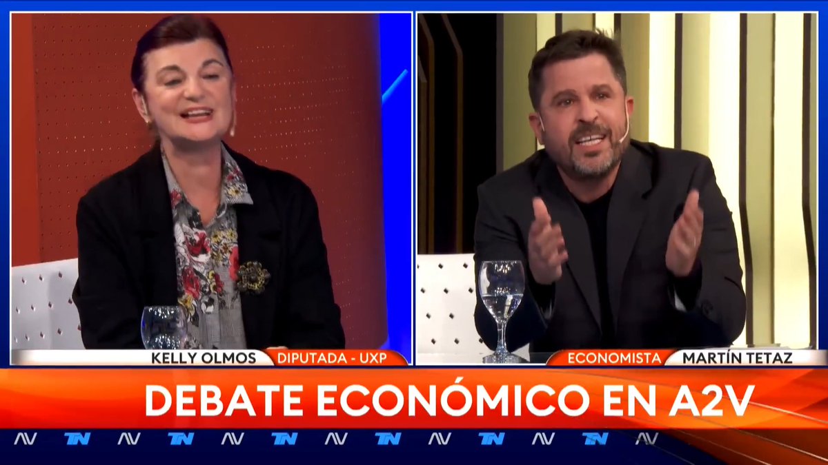 "Tetaz": Por el cruce de Martín Tetaz con Kelly Olmos en #ADosVoces