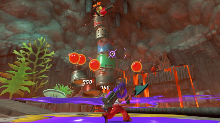 Salmonids sometimes drop Gadget Parts that you can use to upgrade or modify your gadgets in a wide variety of ways. Increase your gadgets' range, power, or abilities—whatever works for you!