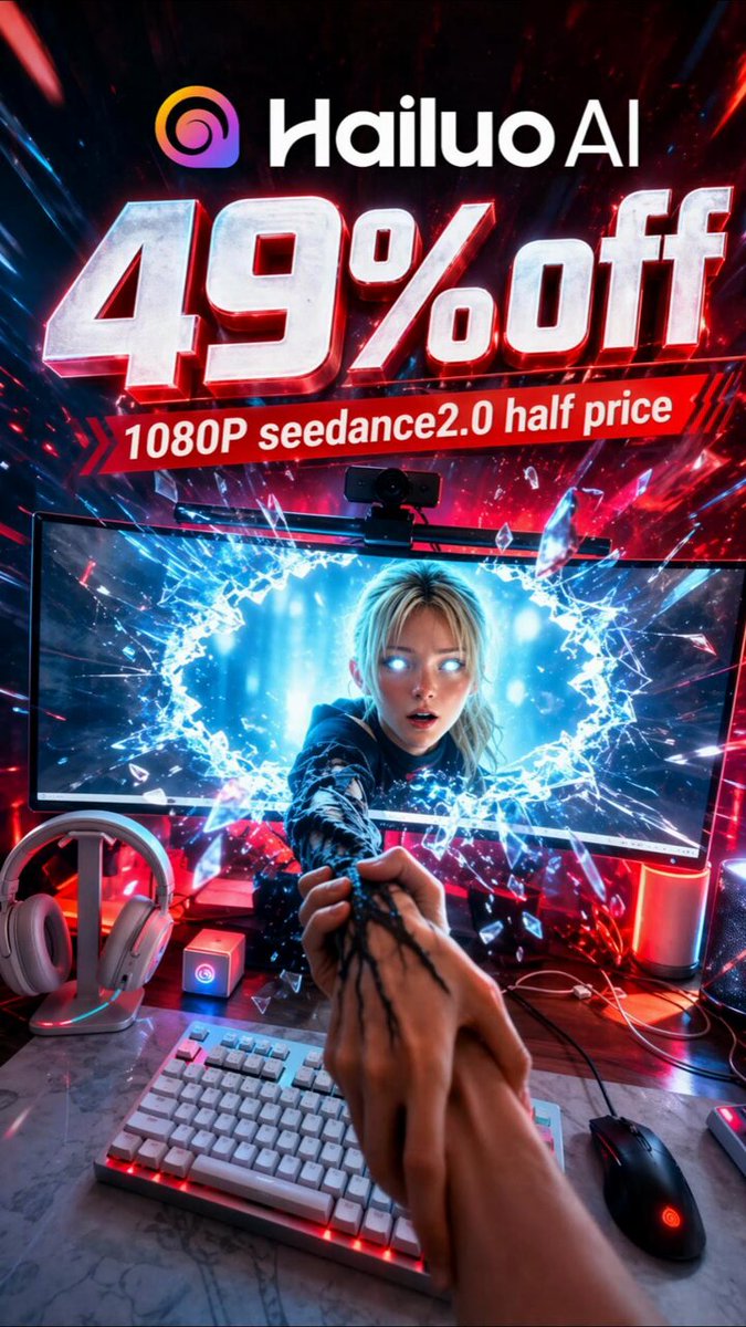 AI is getting incredibly powerful! Hailuo AI just launched Seedance2.0 and ChatGPT Image 2. Now you can experience better models at a lower price, and enjoy unlimited free generation for GPT Image 2, Nano Banana 2 &amp; Pro images. Many in film who skip AI will be left behind