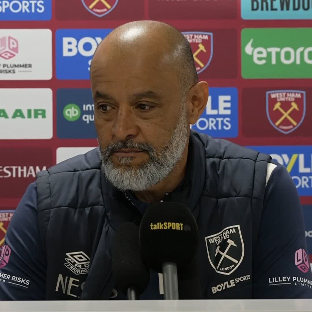 "We have to focus on ourselves" West Ham boss Nuno Espirito Santo on the battle to avoid relegation from the Premier League 👇