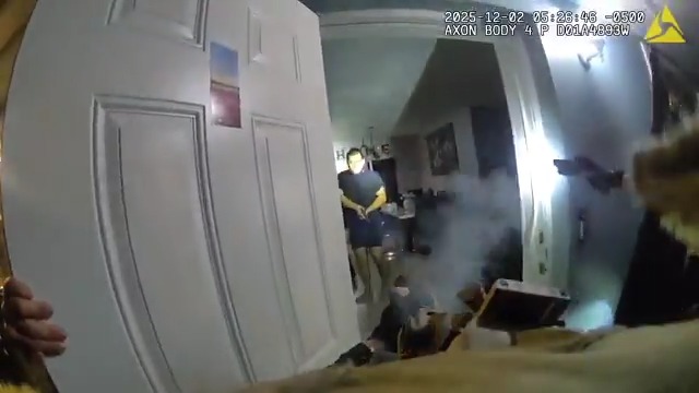Bodycam footage has been released of Miami deputies serving a warrant for Cristian Barata (25) who was suspected of distributing child pornography. As the cops breached the door, women and children came out and Cristian's brother, Christopher (21), came out of his room with a Sig Sauer P365XL wearing a Streamlight TLR-7 HL-X & a Vortex Defender red dot optic at the low ready position. Police opened fire on Christopher, killing him. Both brothers were TSA agents. FDLE is investigating the shooting incident which certainly isn't a black and white use of force like we normally see. Christopher doesn't appear to raise his firearm before being shot and being armed in your house isn't a crime; especially in south Florida where criminals have a long history of breaking into homes whilst announcing "police or policia!!!" Time will tell how that all plays out. Plan accordingly... #CityLife #cops #miami #crime #TSA #pedos #P365XL #enrichment #vortex #streamligiht #deputies #FloridaMan #TSAisGay #urban