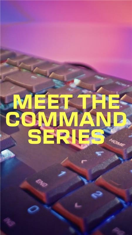 Meet the all-new Turtle Beach® Command Series. An ecosystem of high-performance keyboards and mice designed to give gamers, creators, and professionals total control, speed, and precision. Optimized for play. Engineered for performance. Serious engineering for unserious fun. Discover now at