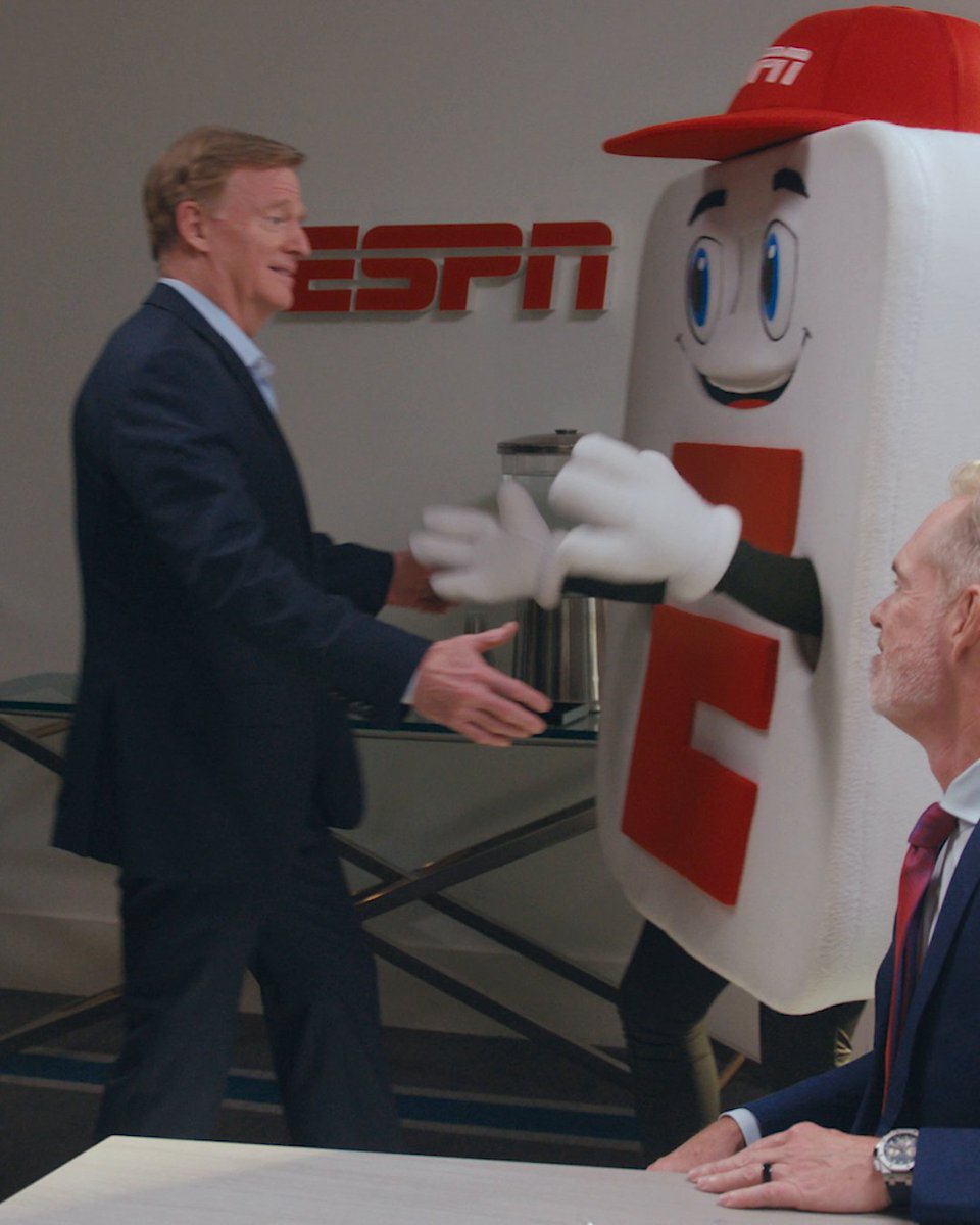New ESPN commercial featuring Roger Goodell announcing them as the network for next year’s Super Bowl: