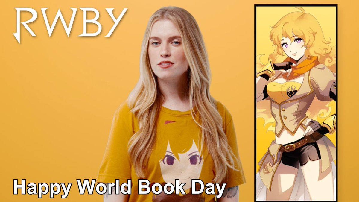 #WorldBookDay! We asked each RWBY voice actor what their character’s favorite book would be and they delivered. Which books do you think the other RWBY characters would enjoy? 📖📖📖 Lindsay Jones ➡️ Big Lick Comic Con NOVA Kara Eberle VIZ Media