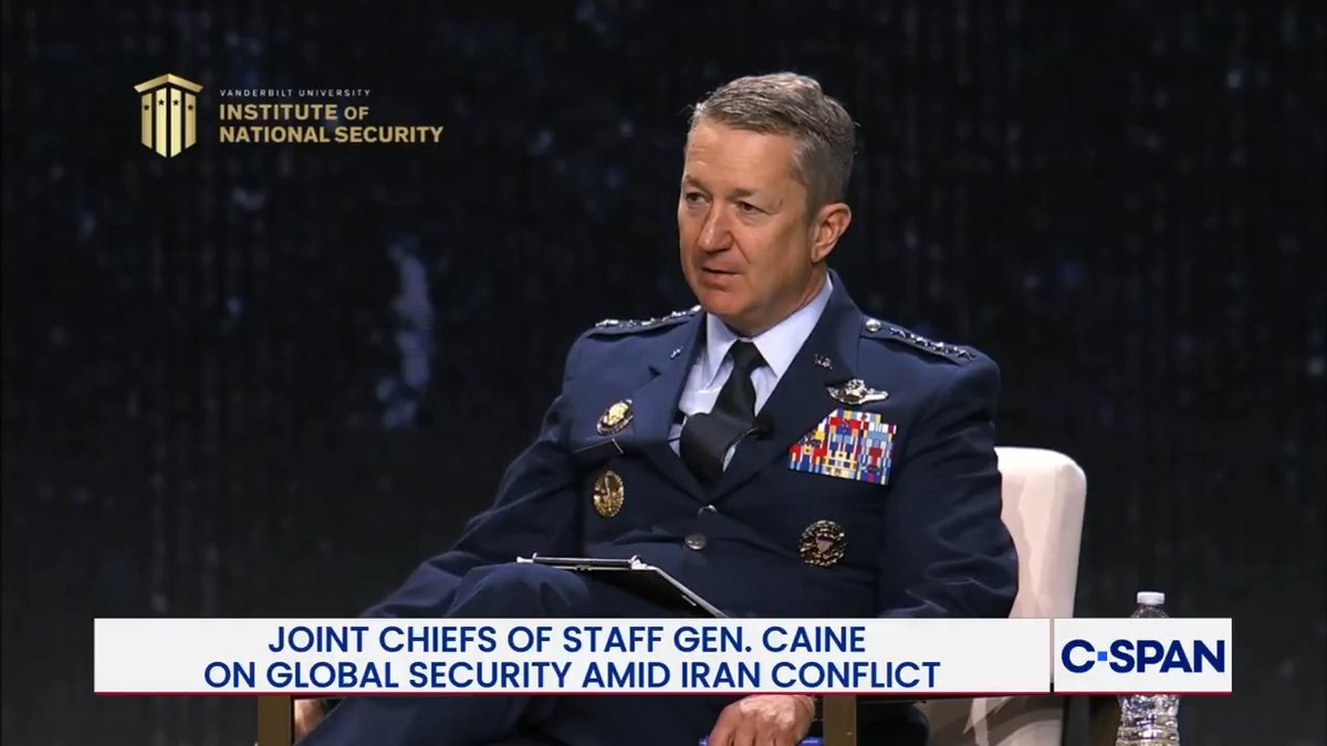 Q: "What drew you to life of service why does it still matter?" Gen. Caine: "Through my folks, I learned the incredible gift service has...if you step into service, the returns on that investment of time will always be exponential."