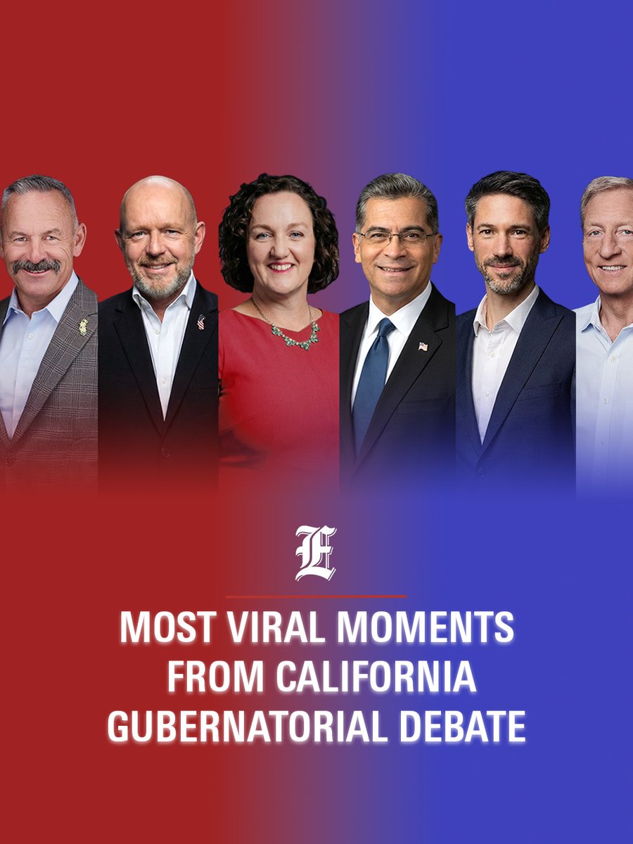 Most viral moments from the California gubernatorial debate.