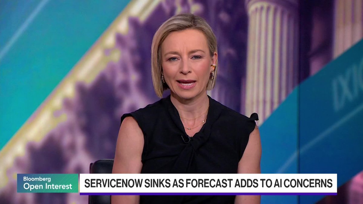 "We are a growth company," ServiceNow Chair and CEO Bill McDermott says while discussing the company's first-quarter earnings on "Bloomberg Open Interest"