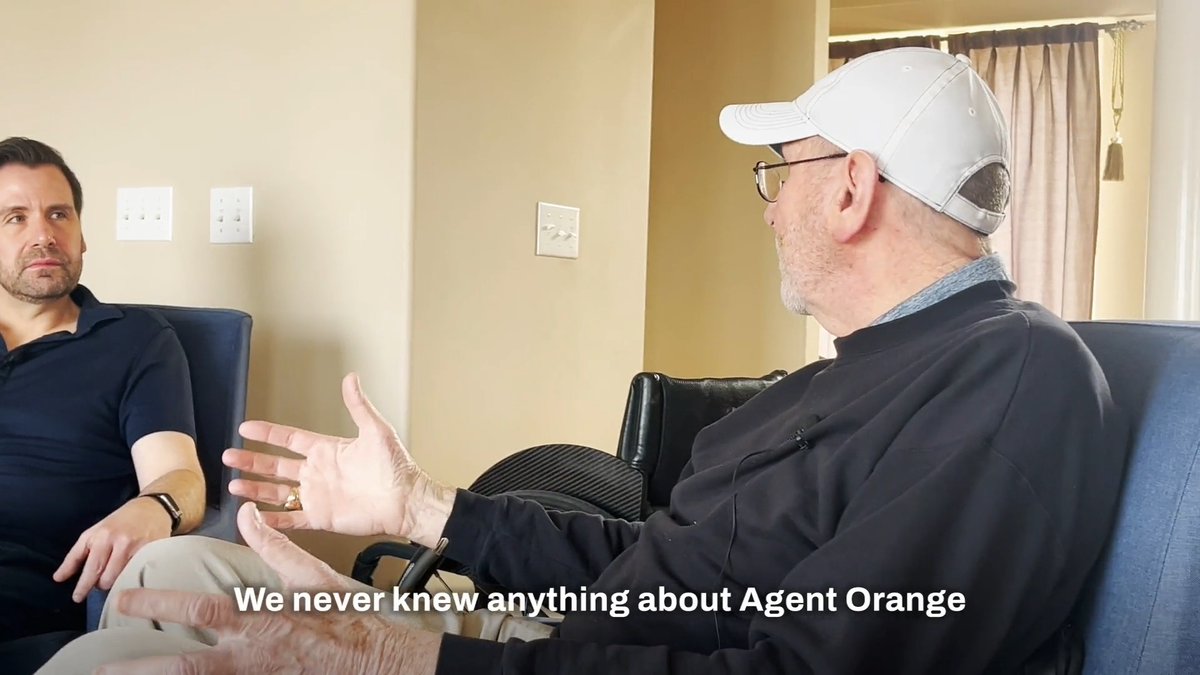 My father's exposure to Agent Orange caused my disability. I know firsthand that the ramifications don't stop when the bombs do, and so does my dad. I'm proud to be my father's son.