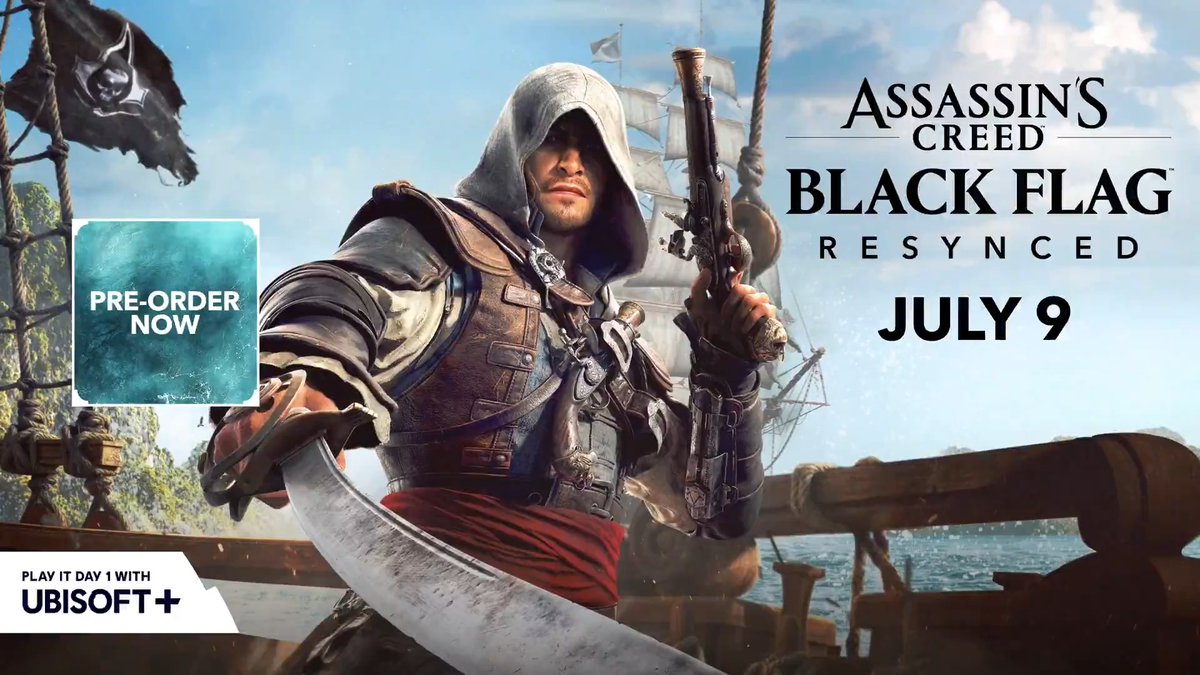 Assassin's Creed Black Flag Resycned launches July 9, 2026