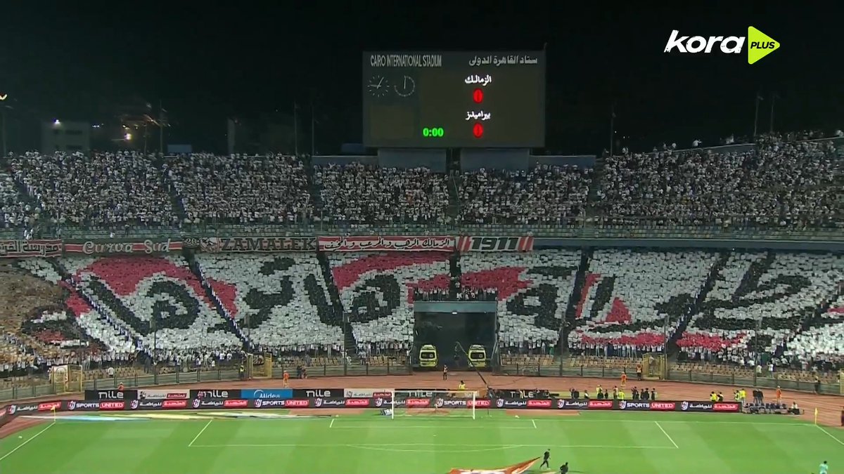 ياله من مقطع مذهل.. بـتنسيق خيالي ومظهر جميل جدًا — تيفو جمهور الزمالك الــــــــــبطـــــــــولة هاتـــــــــــــوهــــــــــا 🤍🤯