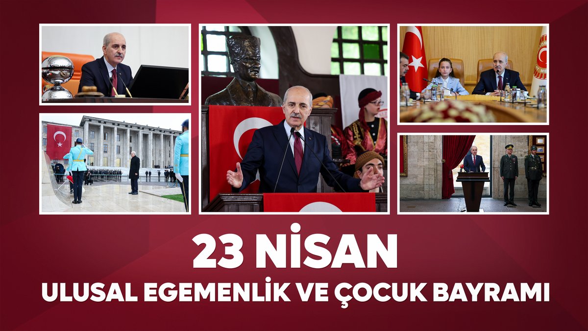 23 Nisan Ulusal Egemenlik ve Çocuk Bayramı'mız kutlu olsun. 🇹🇷 #23Nisan #TBMM106Yaşında
