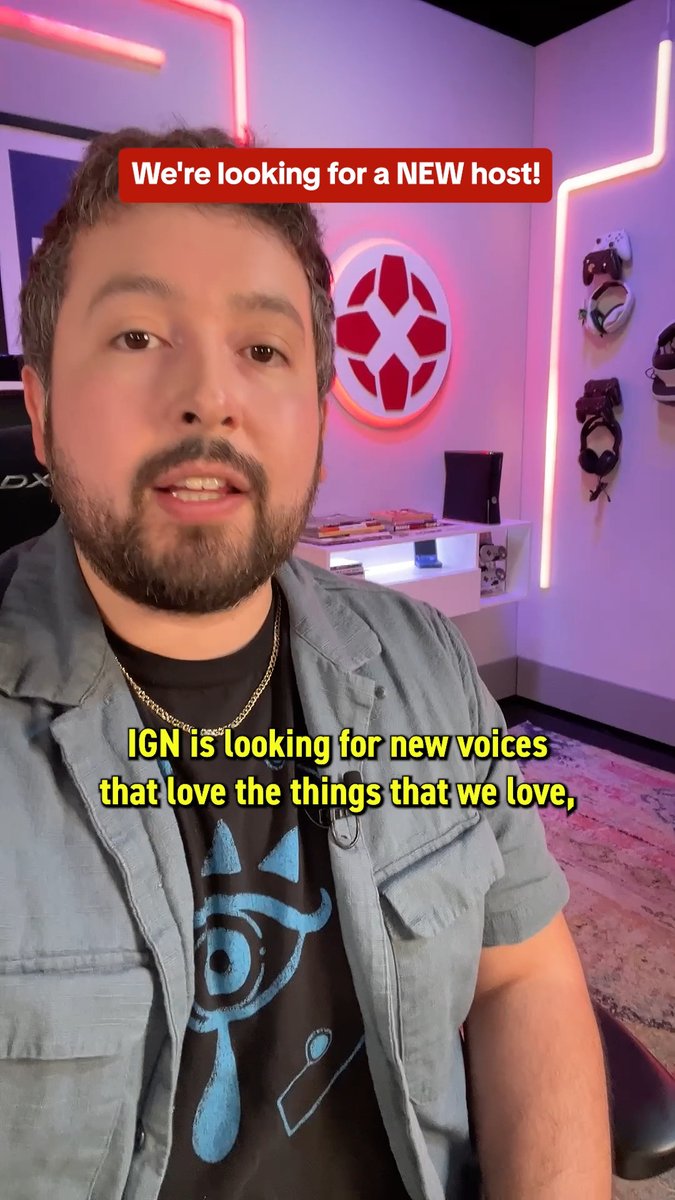 Want to be a host at IGN? We're closing applications soon so head on over to to apply now!