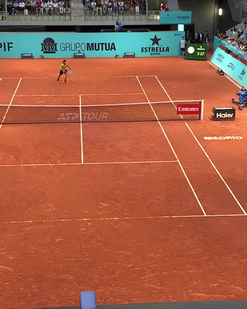 Ice in the veins 🥶 Merida saves match point in sensational fashion before sending it to a tiebreak! #MMOpen