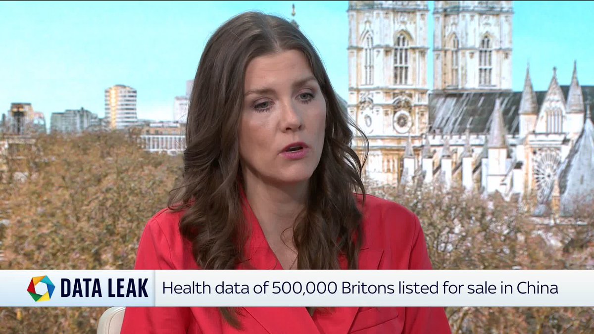 "What this does is it shows that the UK is lacking in terms of its security mechanisms when it comes to data." Michelle Donelan, former Secretary of State for Science, gives her thoughts on the Biobank leak. 📺 Sky 501 #PoliticsHub