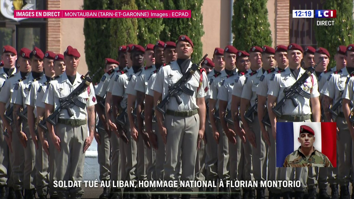 ⚫️🇫🇷 Le chant du 17eme régiment en hommage à Florian Montorio. Paix à son âme.