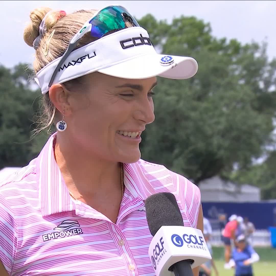 Lexi Thompson reviews her first round of the Chevron Championship 💬