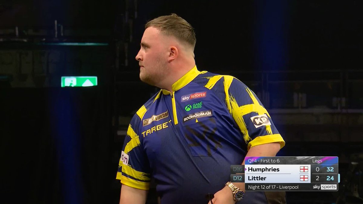 LITTLER LEADS! Double trouble for Luke Humphries, as Luke Littler takes a 3-0 lead with two breaks of throw after a profligate start from the defending Premier League champion! 📲 #PLDarts | QF4