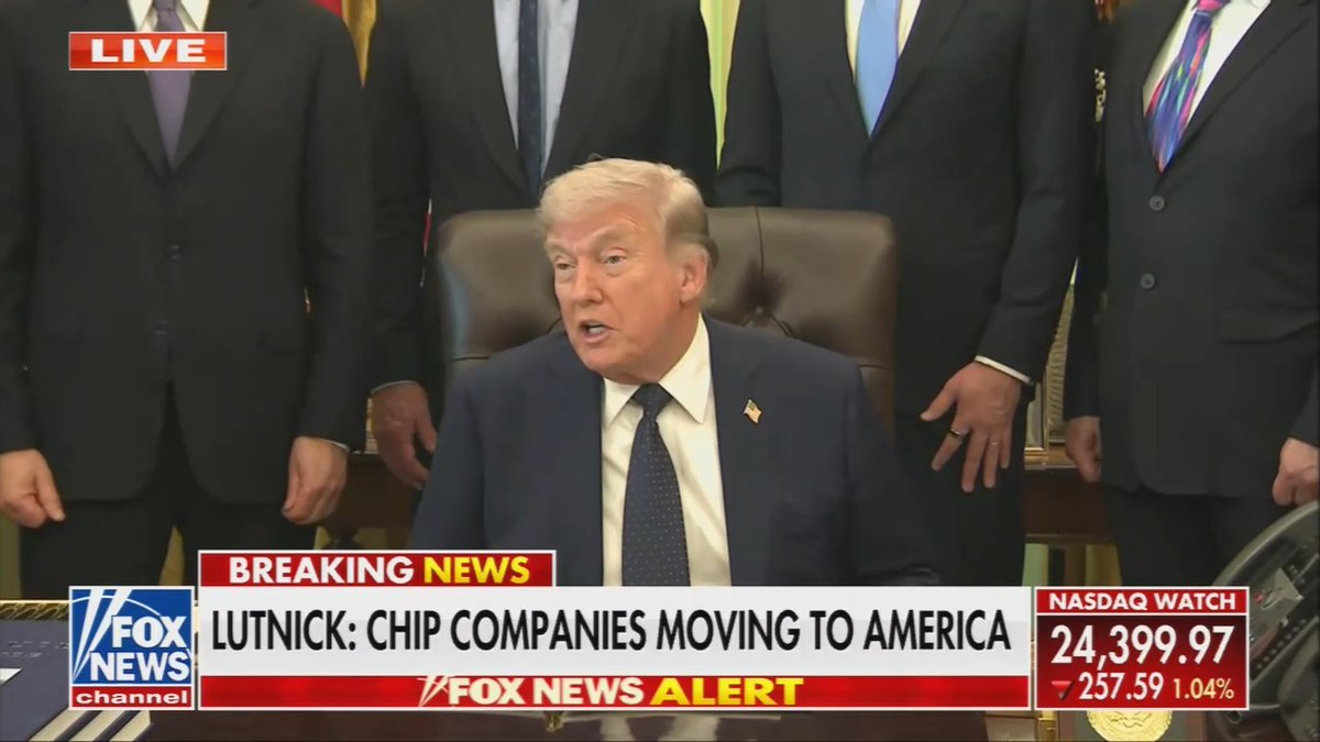 Trump: I'll go off subject for a minute, but it's very interesting. So we had flooring outside, we had slate. It's a path to the West Wing, and it was terrible. But we're putting magnificent new granite. It's called charcoal. It's a black granite, against the beautiful white walls. It's highly polished granite in the areas you don't walk on.