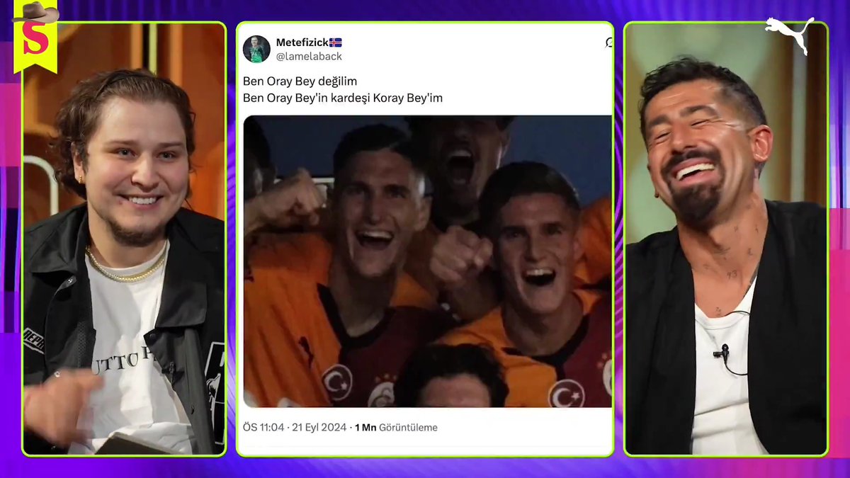 Kerem Demirbay: "Ben hiç dikkat etmemiştim ama Sallai ve Jelert kardeş olabilirler. İkisinde de tip yok, ikisi de kardeş yani." (gülerek)