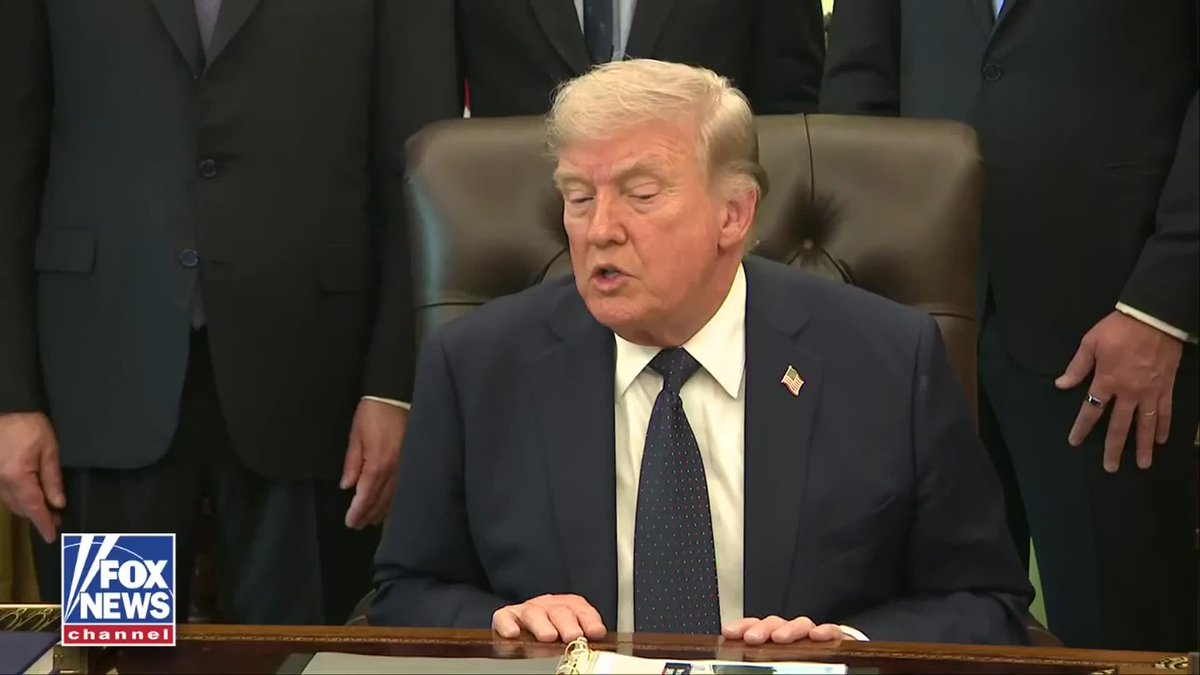 NEW: President Trump says Americans will get a nuclear-free Iran in exchange for temporarily higher gas prices: "You know what they get for that? Iran without a nuclear weapon that's going to try and blow up one of our cities or blow up the entire Middle East."