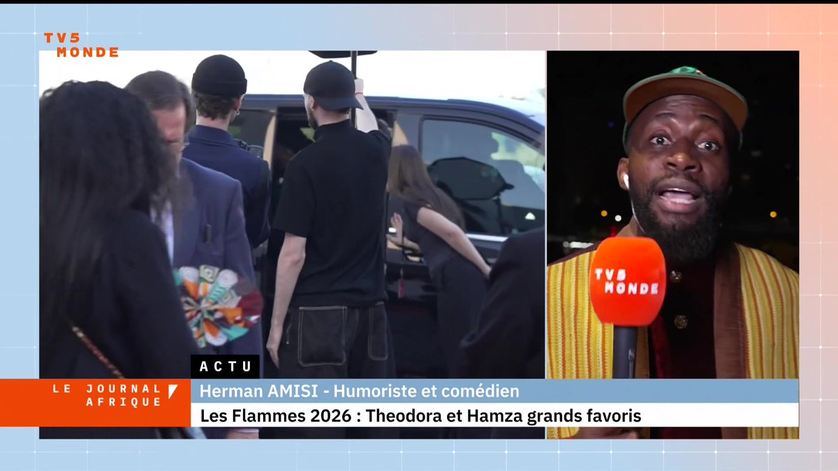 L'humoriste Herman Amisi est en direct de la Seine musicale, à Paris, où se déroule la quatrième édition des Flammes, une cérémonie musicale dédiée au rap