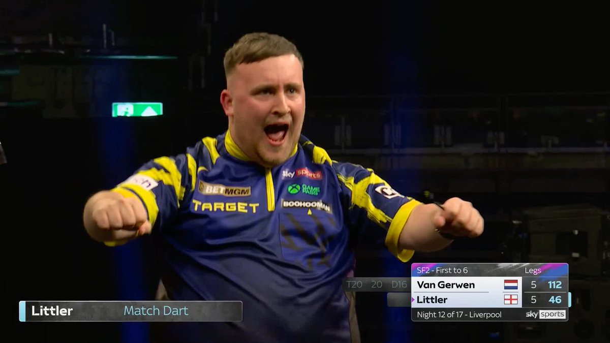LITTLER SLAYS VAN GERWEN! Michael van Gerwen hit nine 180s, had a 107+ average and hit 71% of his doubles… and LOST 🤯 Luke Littler misses just one dart at double to set-up a rematch of Rotterdam's final against Jonny Clayton! 📲 #PLDarts | SF2