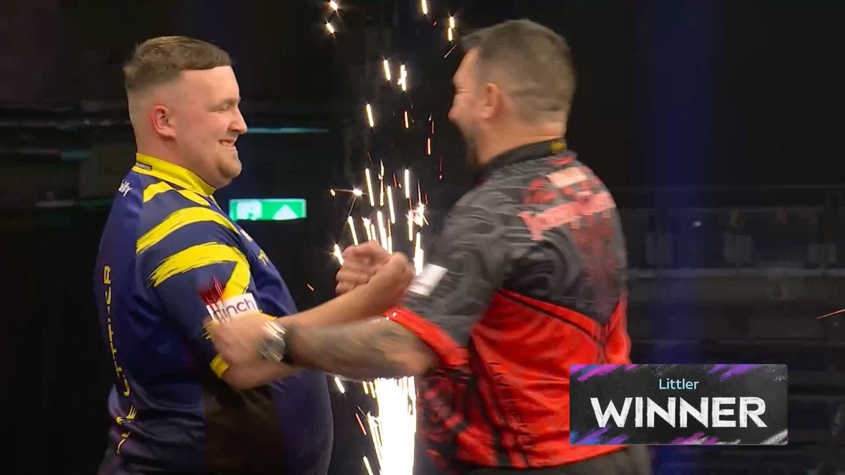 LITTLER REIGNS SUPREME IN LIVERPOOL 🏆 Luke Littler thrashes Jonny Clayton 6-1 to claim victory in Liverpool - his fourth nightly win of the Premier League! 📲 #PLDarts | Final