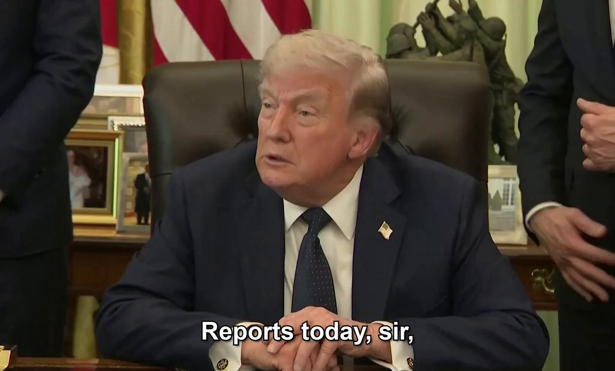 Reporter: Reports today that you intend to invite Vladimir Putin to the G20 in Miami. Is that the case? Trump: No, but if he came, it would be probably very helpful. When they made the G8, the G7, they threw Russia out before my time. That was Obama and a certain prime minister from a place called Canada, Trudeau. And I said, 'That's a stupid thing to do.' And I was right. I'd go to these meetings of the G7, and about 90% of the meeting was talking about Russia. And I said, 'Why'd you throw them out?' You know, if they didn't throw them out, they would have been much better off. It should have been the G8. When they threw out President Putin, he was, rightfully, very offended by that. I venture to say you wouldn't be having these problems if you didn't throw him out.