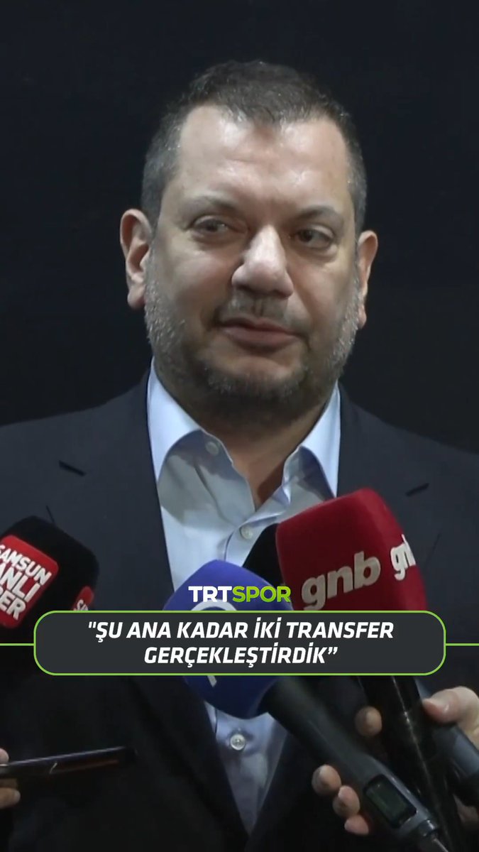🗣️ Ertuğrul Doğan: Şu ana kadar iki transfer gerçekleştirdik. Önümüzdeki günlerde yeni transferler de olacak.