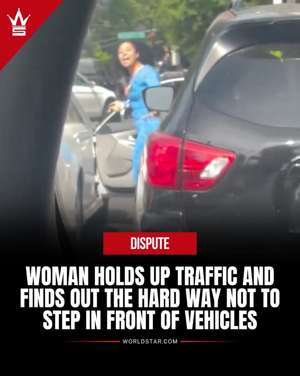 The car didn’t hit her, she hit the car
