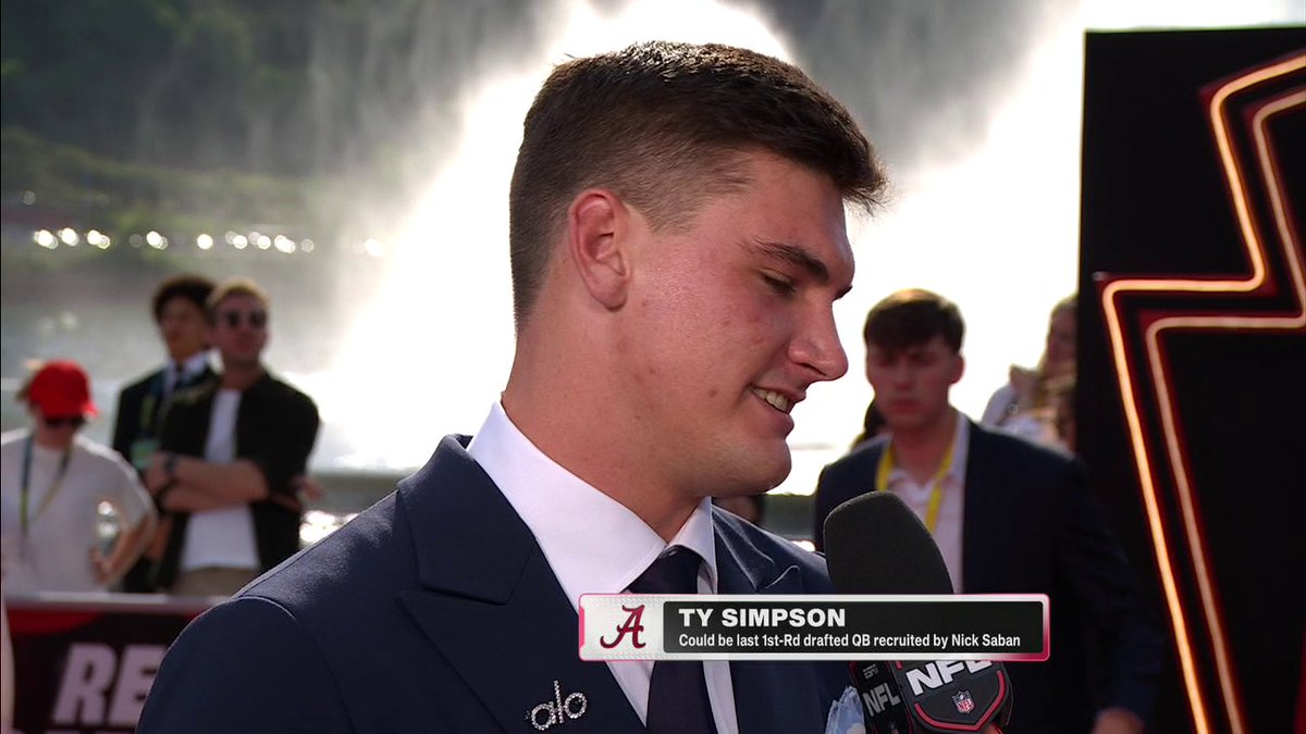 "Just a guy who loves ball." 🥹 Ty Simpson tells Molly McGrath what an NFL locker room can expect when picking him.