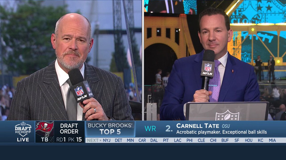 From NFL Draft Kickoff: #Cowboys WR George Pickens is signing his franchise tag, but a trade (at least tonight) is not expected.