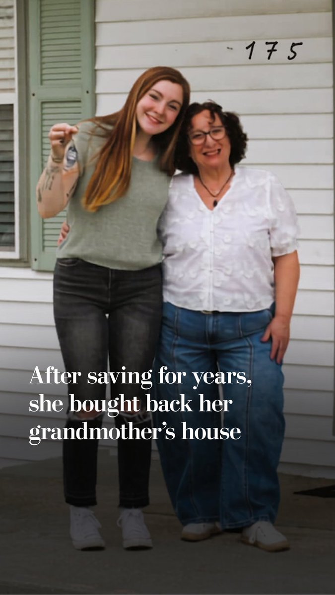 “Grandma, I have a secret. I’m moving back to Canton,” Jailynn Dickerson said. What her grandmother, Susan Rilea, didn't know was that Dickerson had saved up to buy back the family home Rilea had been forced to sell three years earlier.