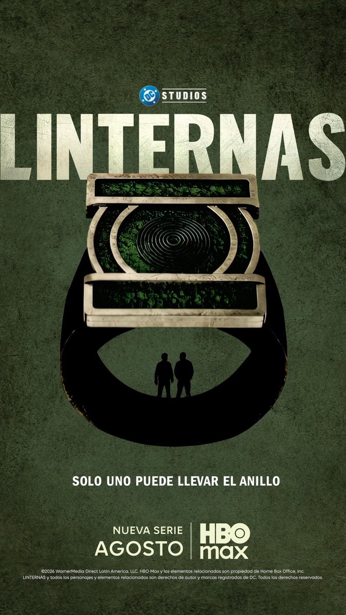 Solo uno puede llevar el anillo. #Linternas llega en agosto.