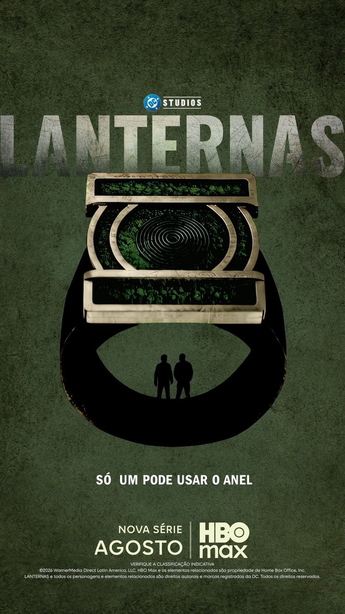 Só um pode usar o anel. #Lanternas chega em Agosto.