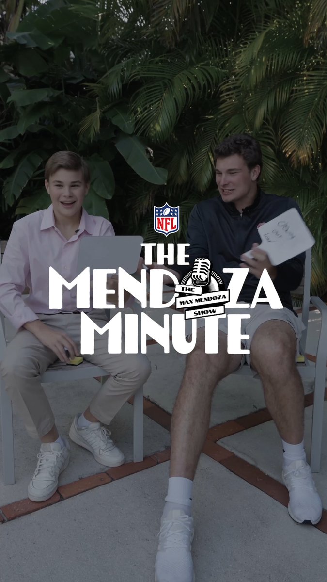 Get to know Fernando Mendoza a little better with the help of his little brother, Max. ❤️