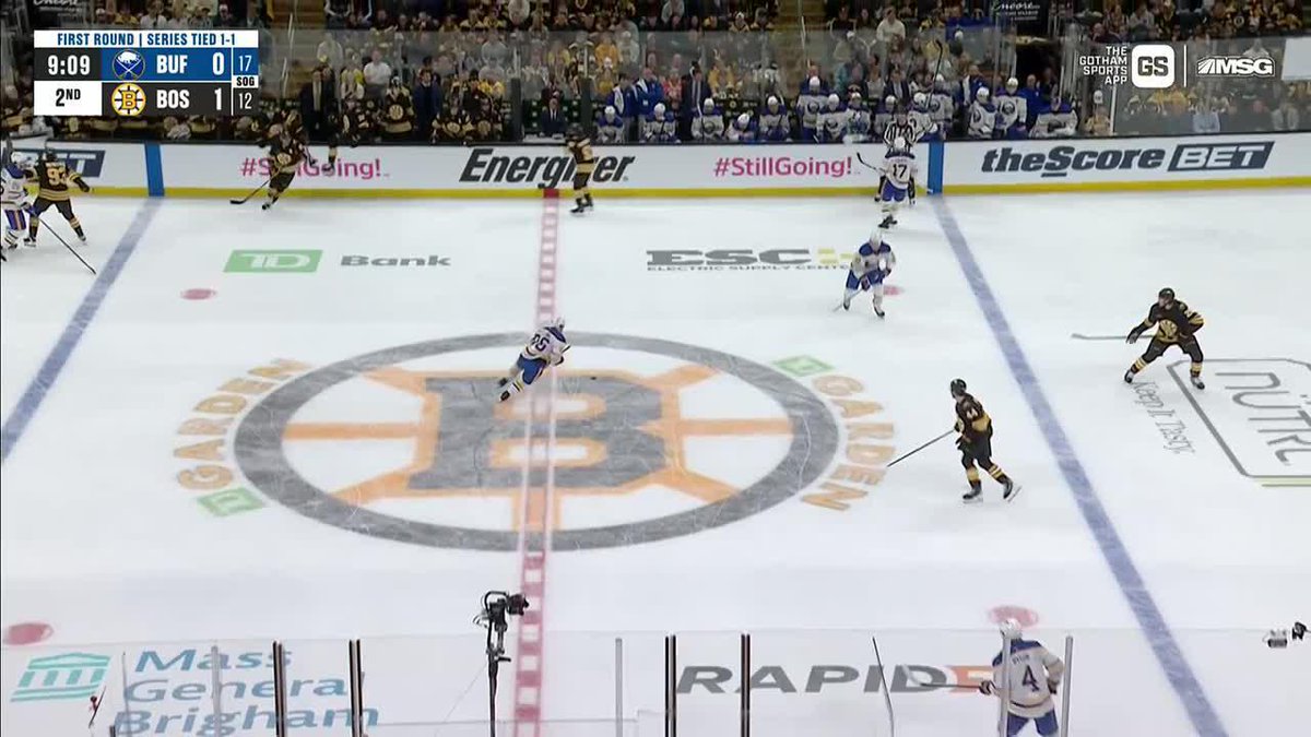 Insane pass from Noah Ostlund to Bo Byram for the goal! #LetsGoBuffalo